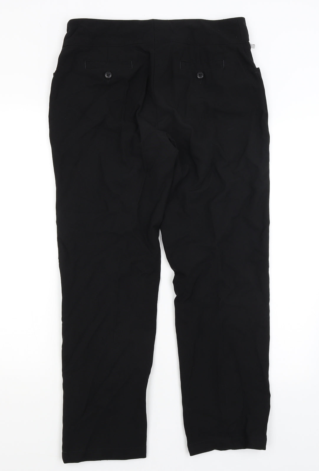 Club Class Womens Black   Dress Pants Trousers Size 12 L27 in