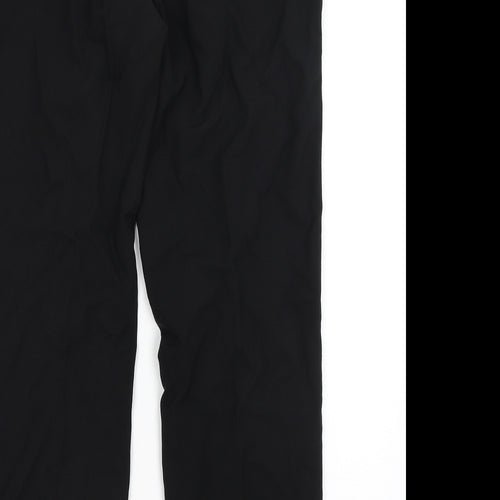 Club Class Womens Black   Dress Pants Trousers Size 12 L27 in