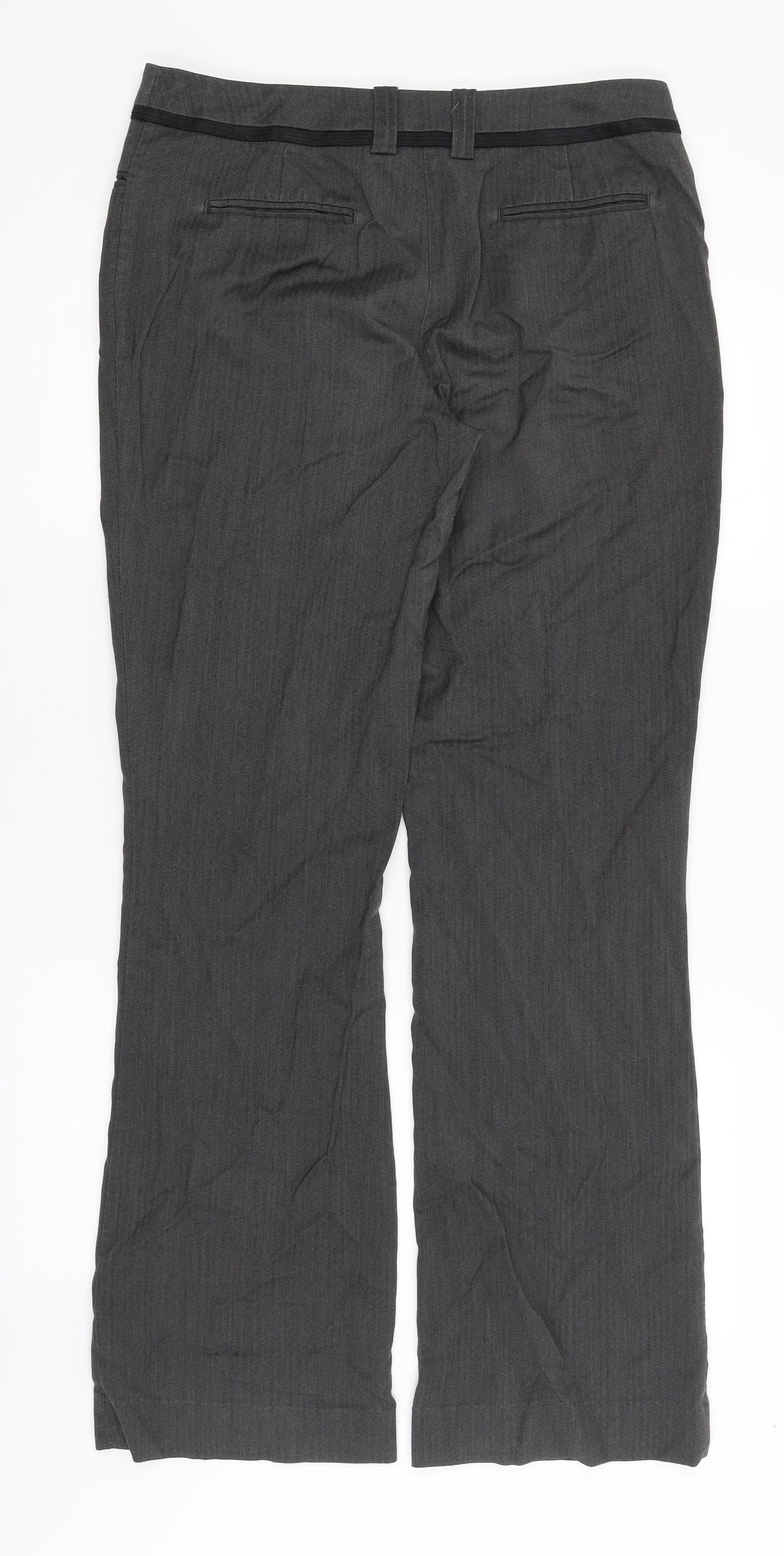 NEXT Womens Grey   Dress Pants Trousers Size 10 L32 in