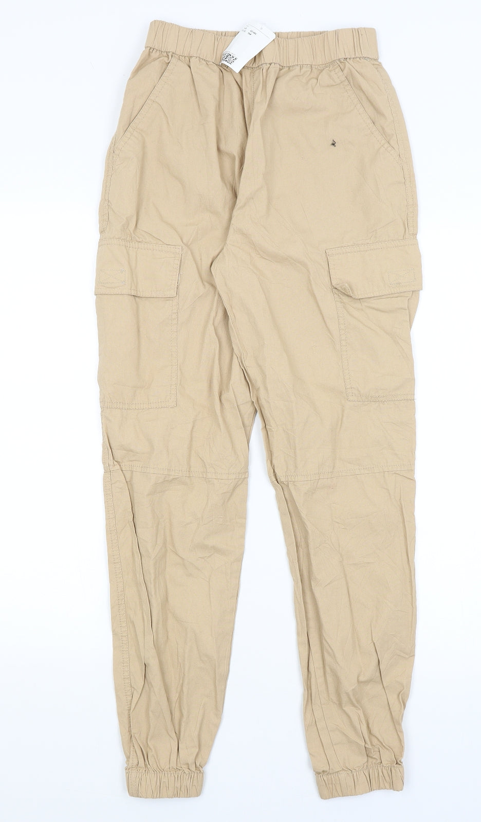 H&M Girls Beige   Cargo Trousers Size 13-14 Years