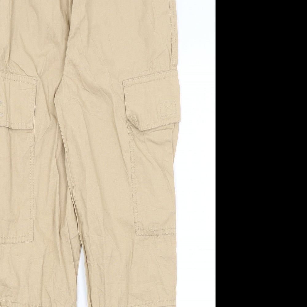 H&M Girls Beige   Cargo Trousers Size 13-14 Years