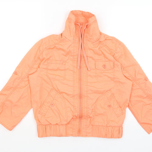 New Look Womens Orange   Full Zip Jumper Size 10
