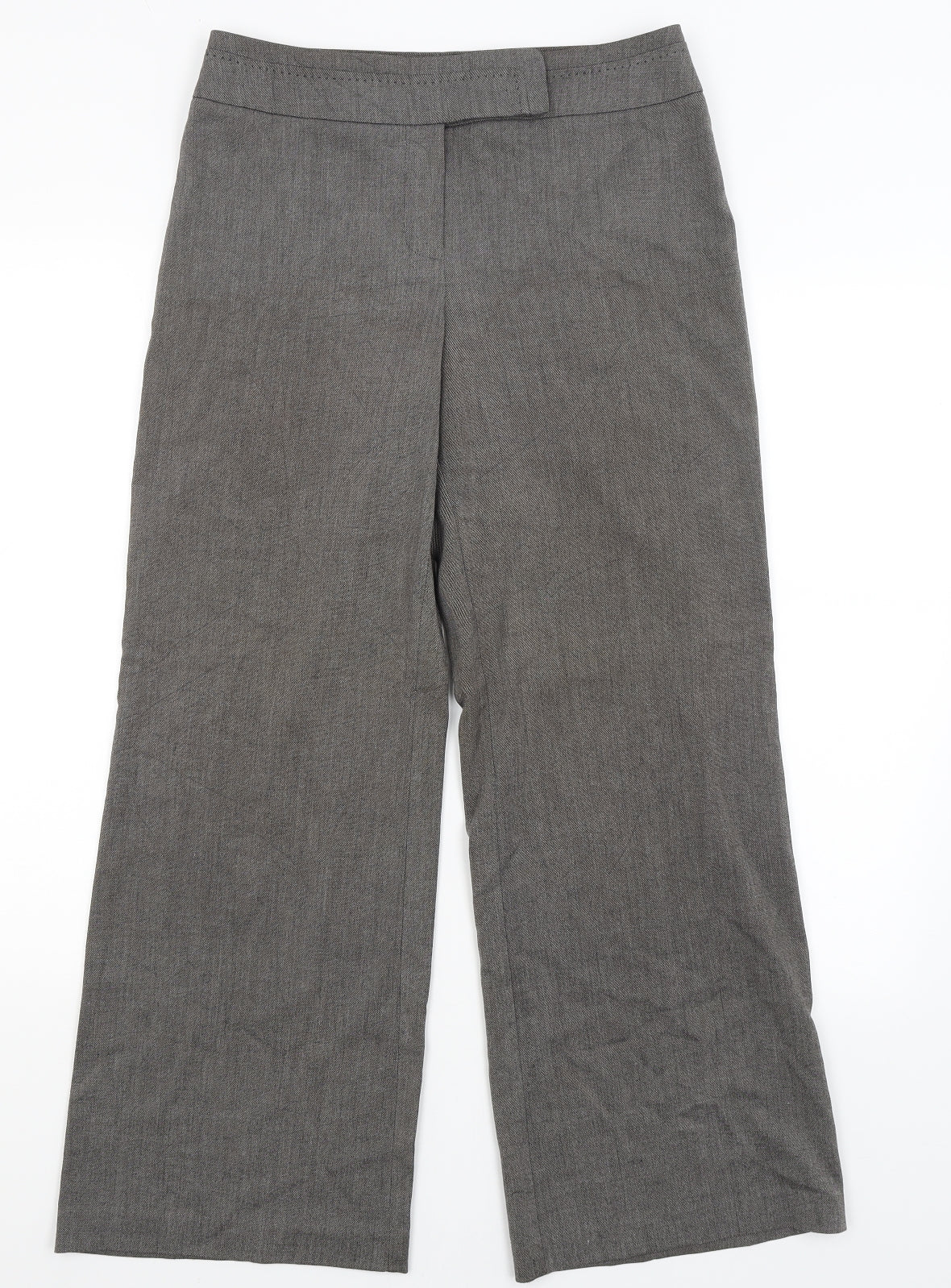 M&S Womens Grey   Dress Pants Trousers Size 10 L28 in
