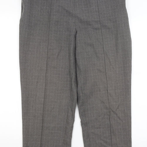 EWM Womens Grey   Dress Pants Trousers Size 18 L25 in