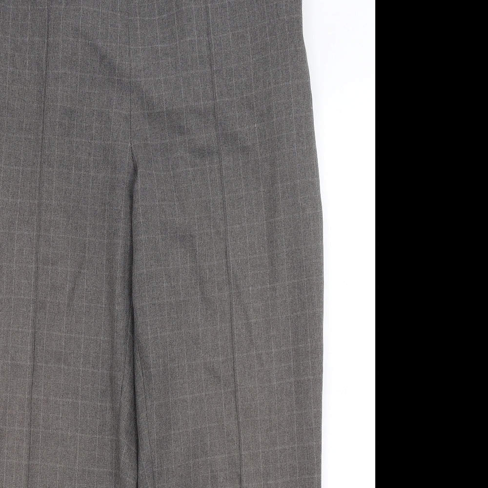 EWM Womens Grey   Dress Pants Trousers Size 18 L25 in