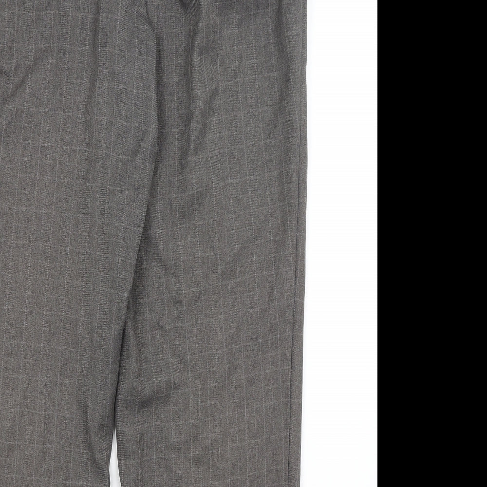 EWM Womens Grey   Dress Pants Trousers Size 18 L25 in