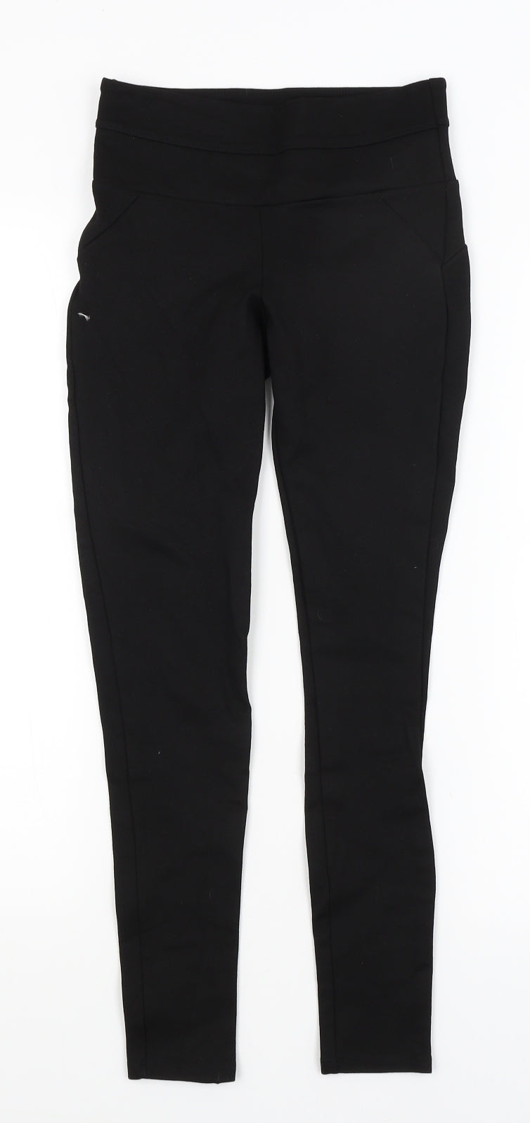 F&F Womens Black   Trousers  Size 6 L25 in