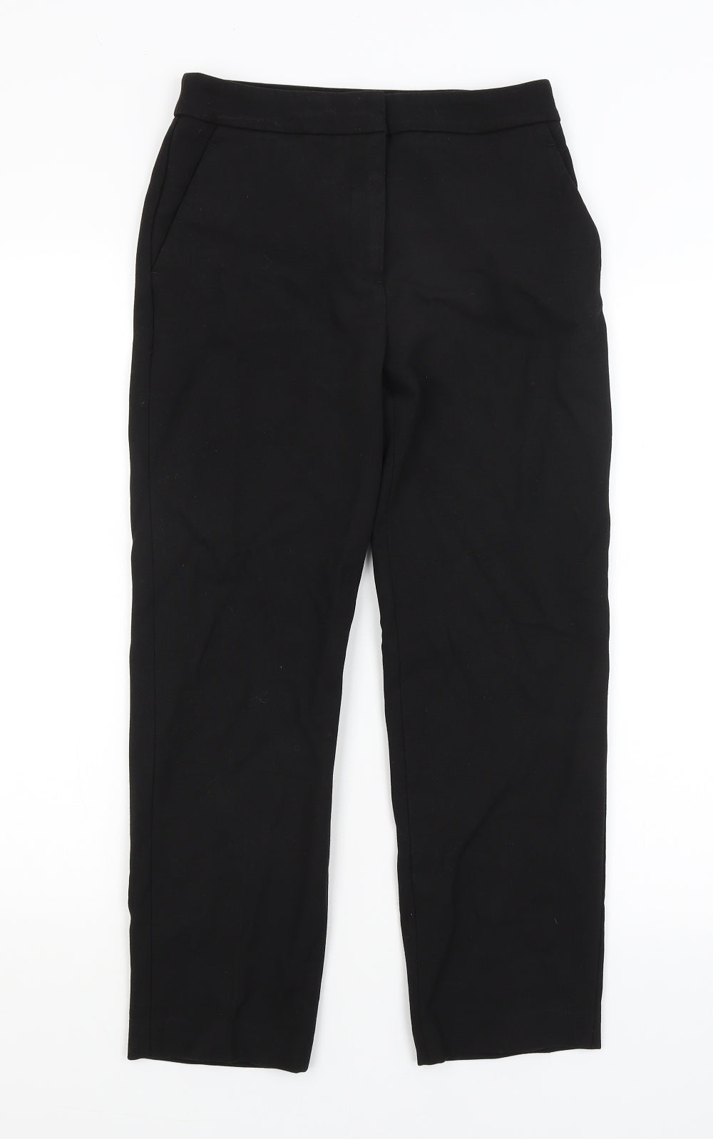 H&M Womens Black   Capri Trousers Size 6 L24 in