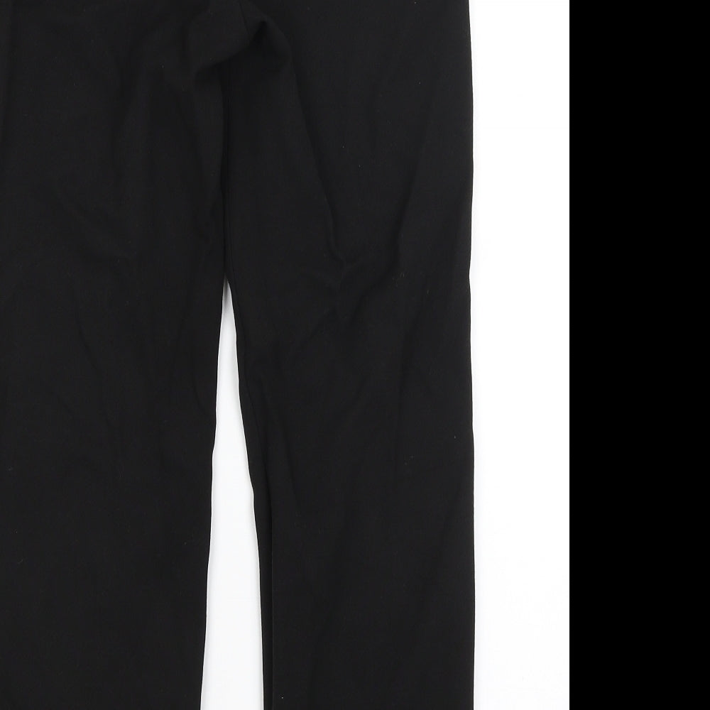 H&M Womens Black   Capri Trousers Size 6 L24 in