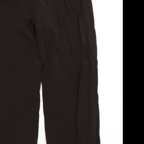 Gold Womens Brown   Cropped Trousers Size 10 L22 in