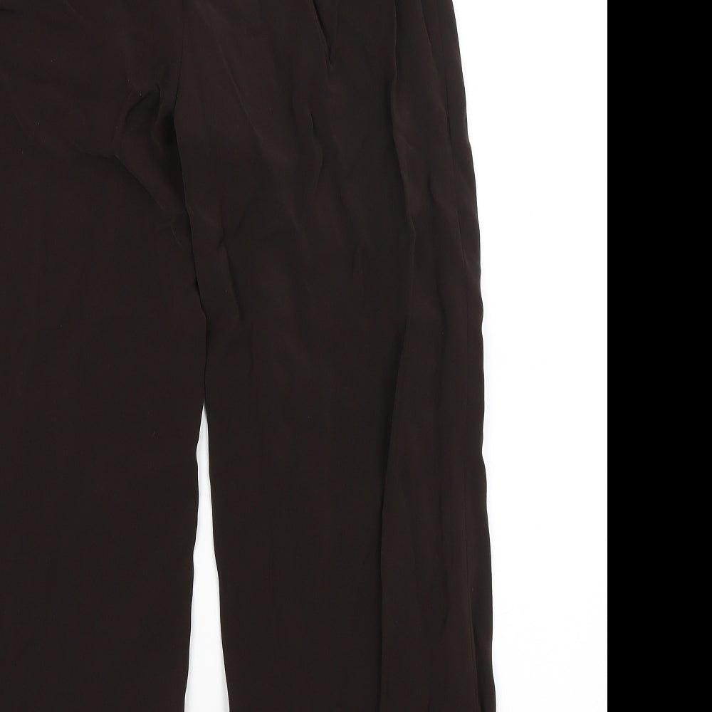 Gold Womens Brown   Cropped Trousers Size 10 L22 in