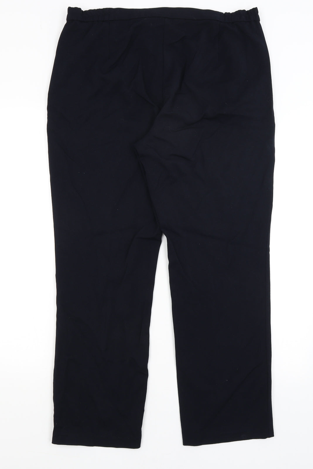 M&S Womens Blue   Trousers  Size 14 L28 in