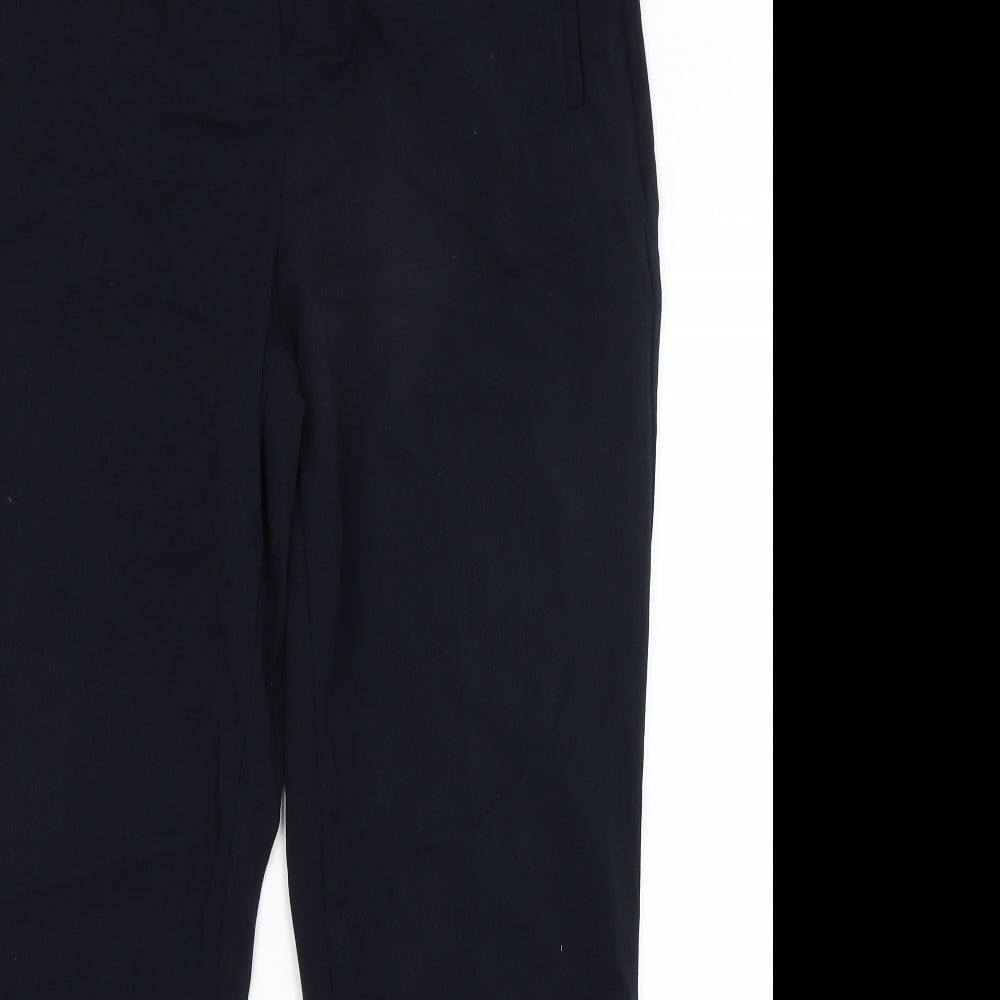 M&S Womens Blue   Trousers  Size 14 L28 in