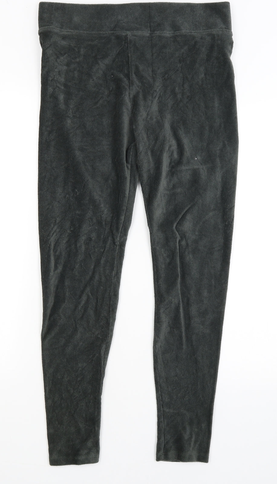 M&S Womens Green   Jegging Trousers Size 16 L28 in