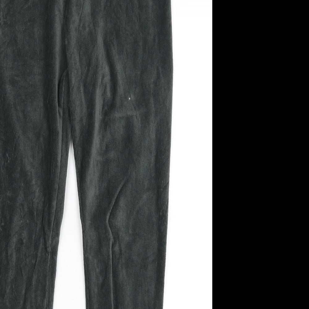 M&S Womens Green   Jegging Trousers Size 16 L28 in