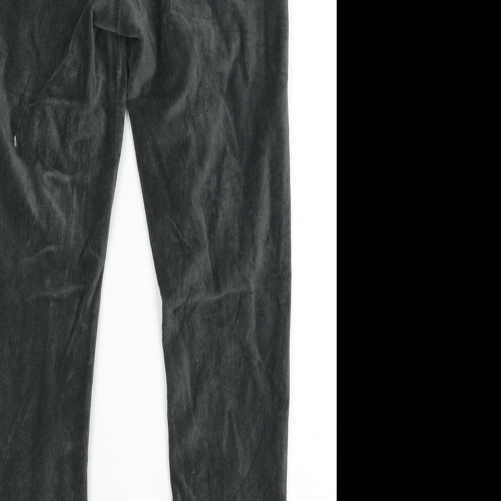 M&S Womens Green   Jegging Trousers Size 16 L28 in