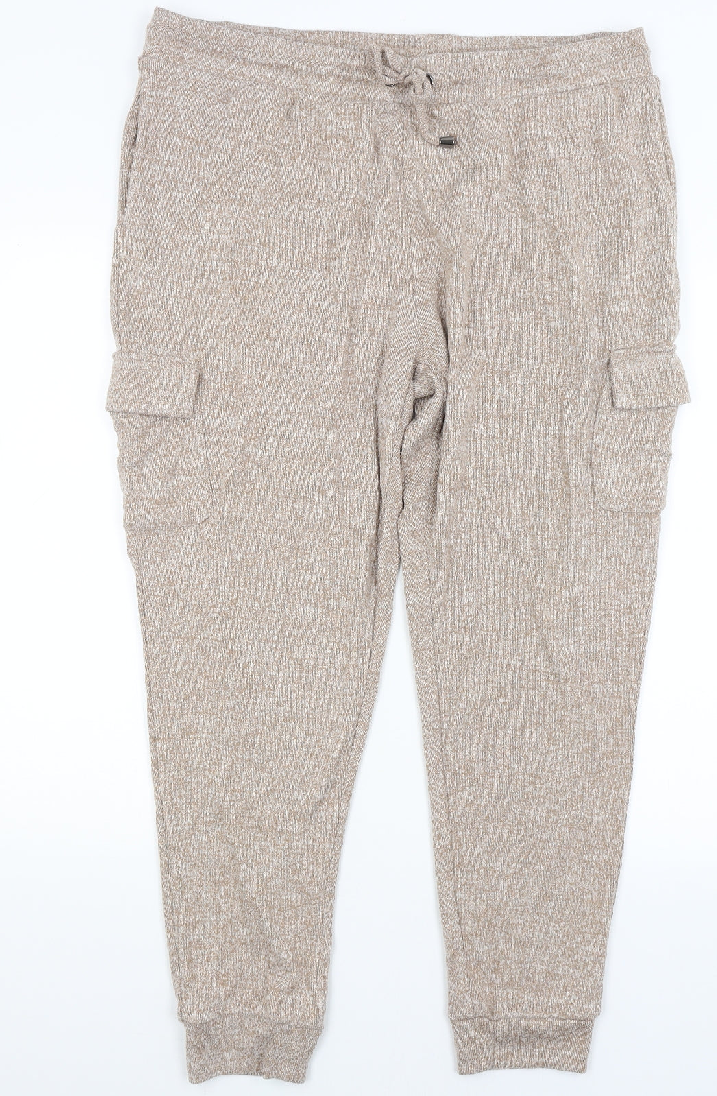George Womens Brown   Jogger Trousers Size 18 L27 in