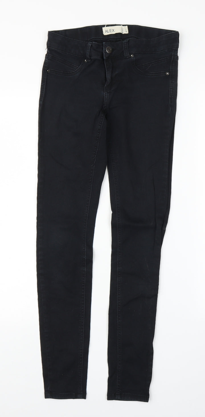 Ginatricot Womens Black Denim Skinny Jeans Size M L28 in
