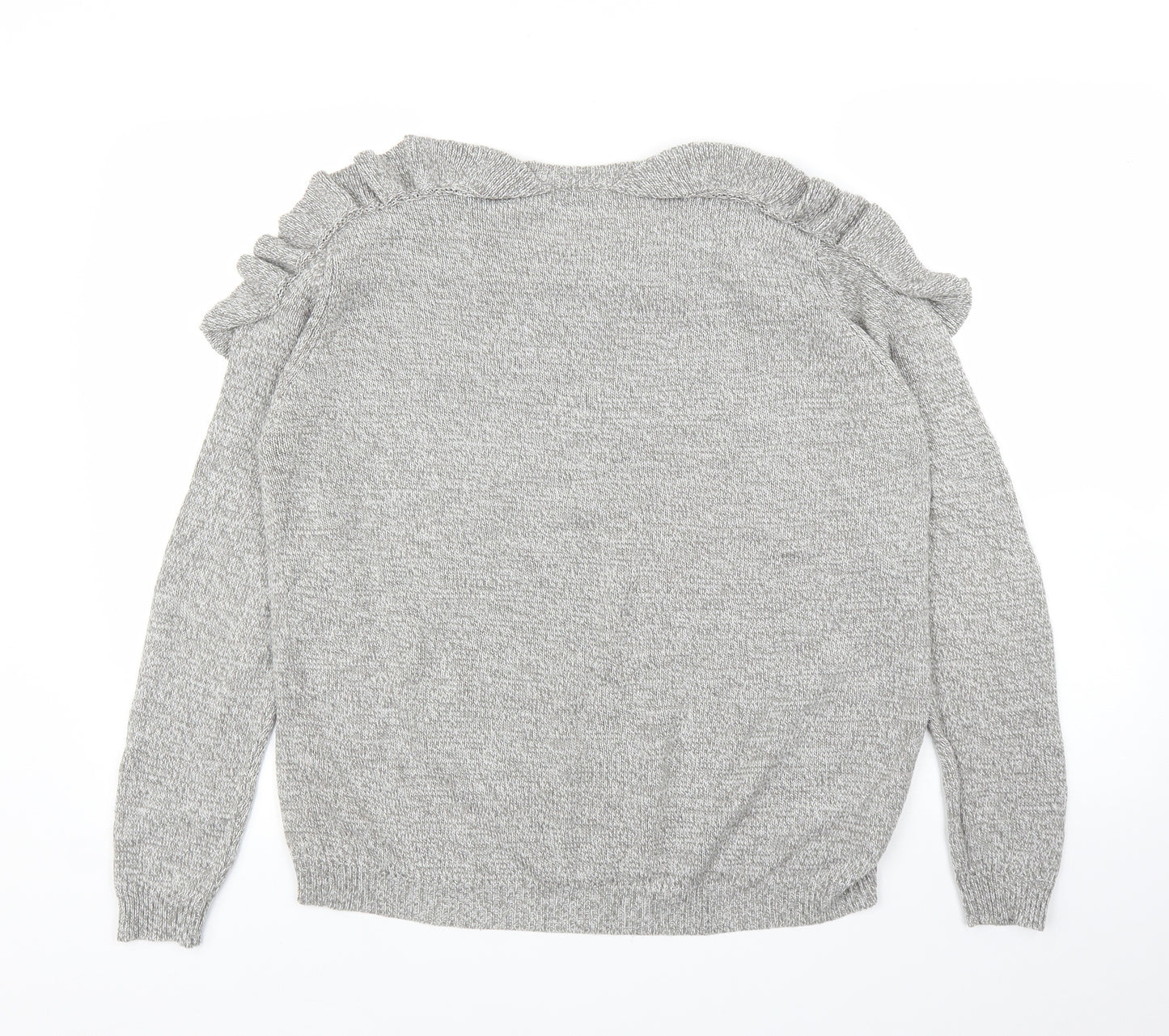 Papaya Womens Grey   Pullover Jumper Size M