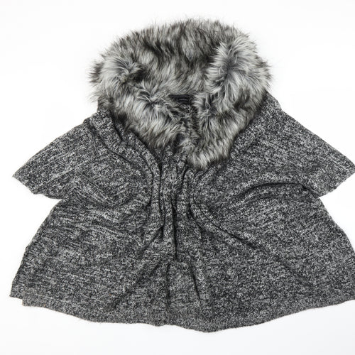 Primark Womens Grey   Cape Jumper One Size