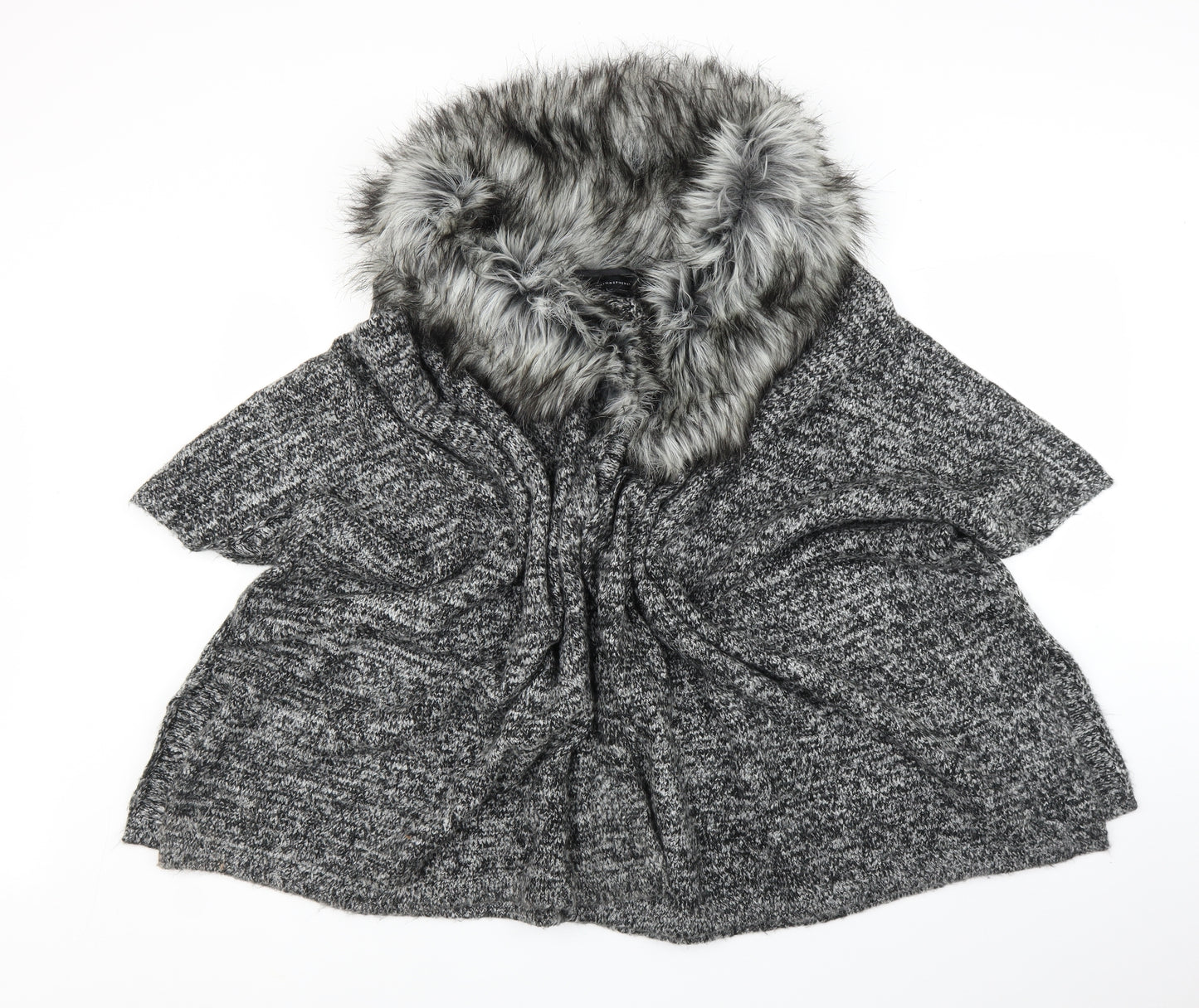 Primark Womens Grey   Cape Jumper One Size