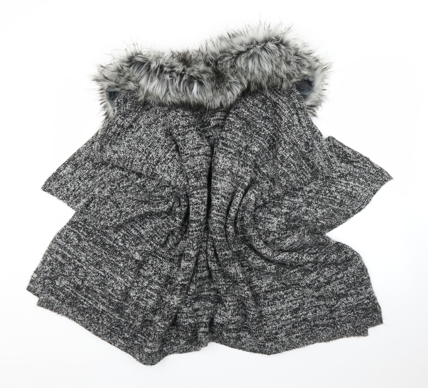 Primark Womens Grey   Cape Jumper One Size