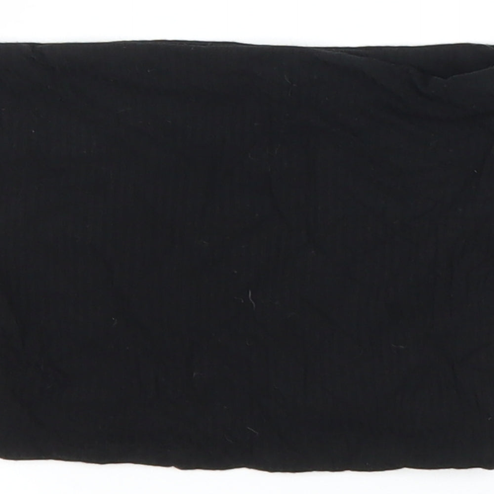 Topshop Womens Black   Cropped Blouse Size 8  - Boob Tube
