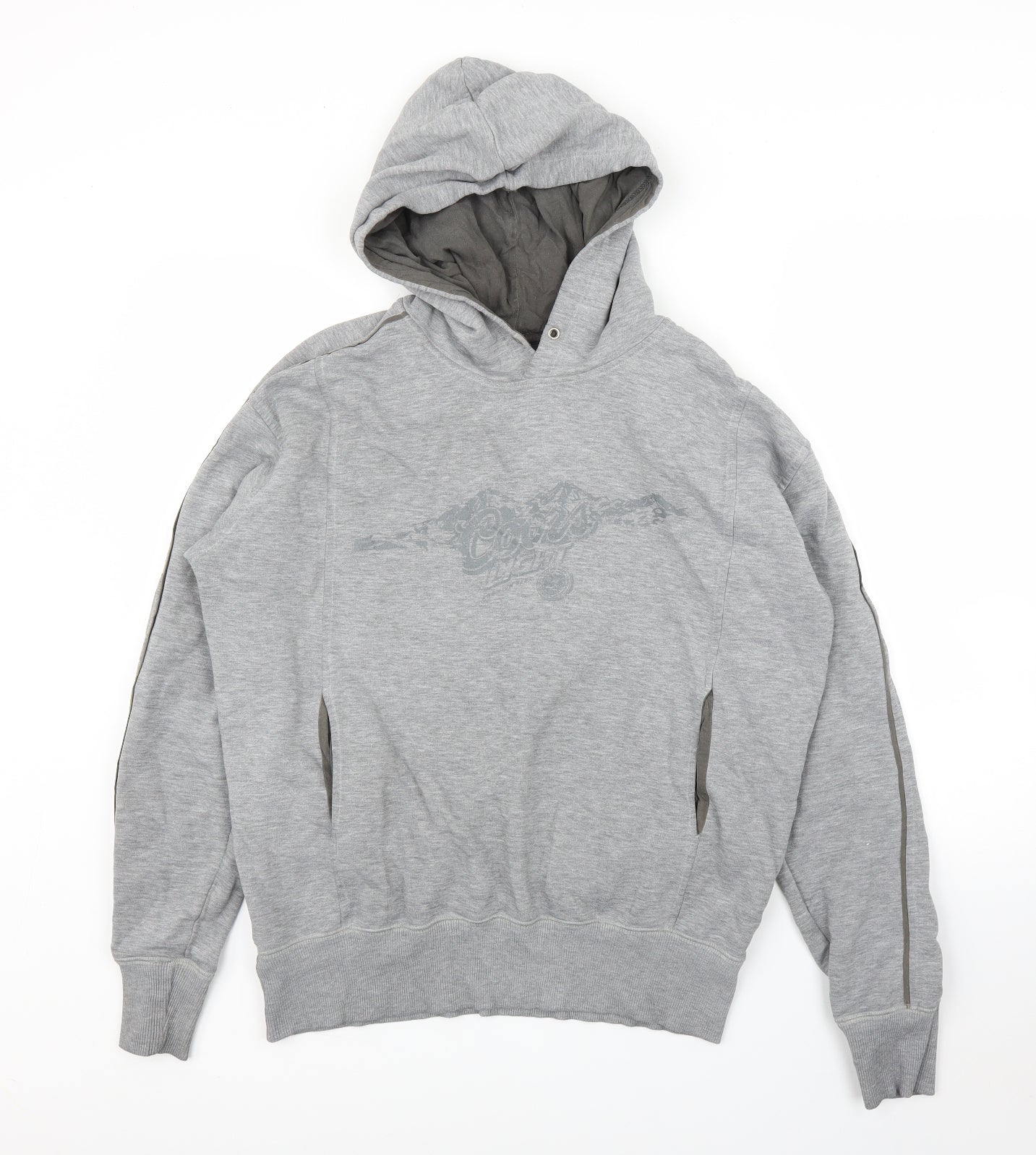 Preworn Mens Grey   Pullover Hoodie Size L