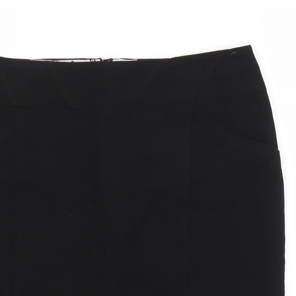 Dorothy Perkins Womens Black   Straight & Pencil Skirt Size 12
