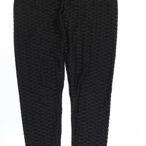 Preworn Womens Black   Carrot Trousers Size L L27 in