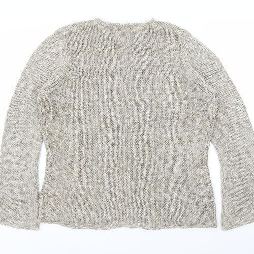 M&S Womens Beige   Pullover Jumper Size 16