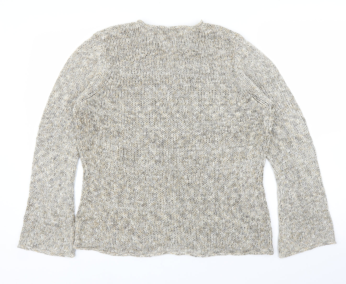 M&S Womens Beige   Pullover Jumper Size 16
