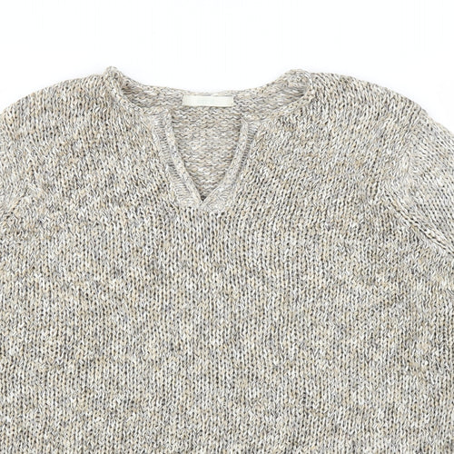 M&S Womens Beige   Pullover Jumper Size 16