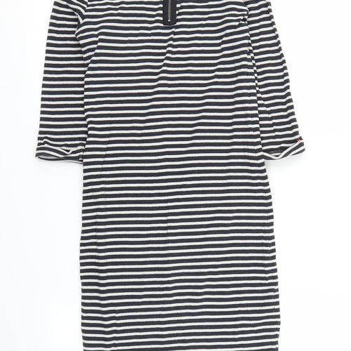 NEXT Womens Blue Striped  Sheath  Size 10