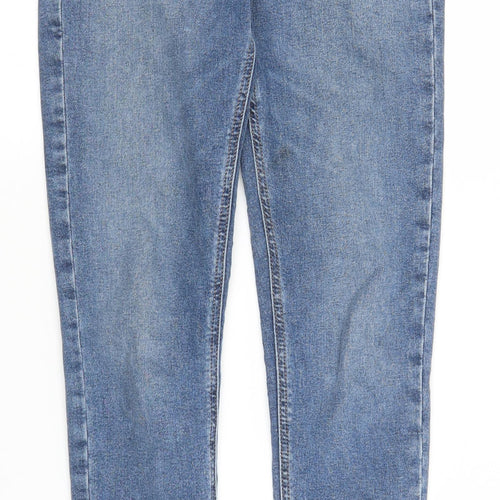 Topshop Womens Blue  Denim Skinny Jeans Size 24 in L28 in