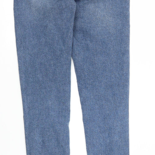 Topshop Womens Blue  Denim Skinny Jeans Size 24 in L28 in