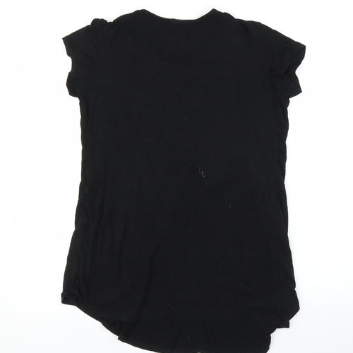 Boohoo Womens Black   Basic Blouse Size 8