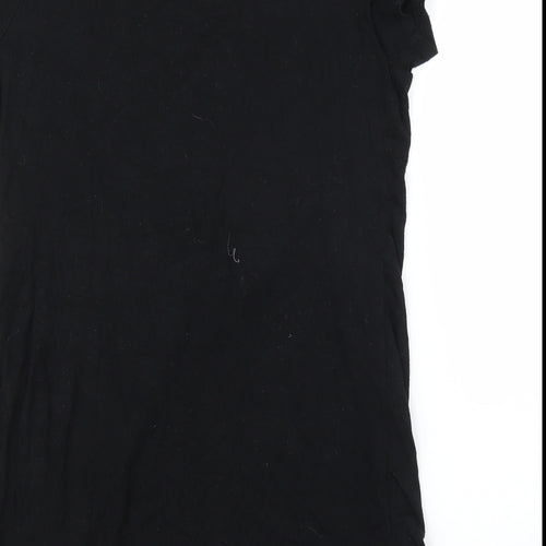 Boohoo Womens Black   Basic Blouse Size 8