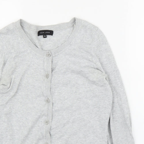 New Look Womens Grey   Cardigan Jumper Size 10