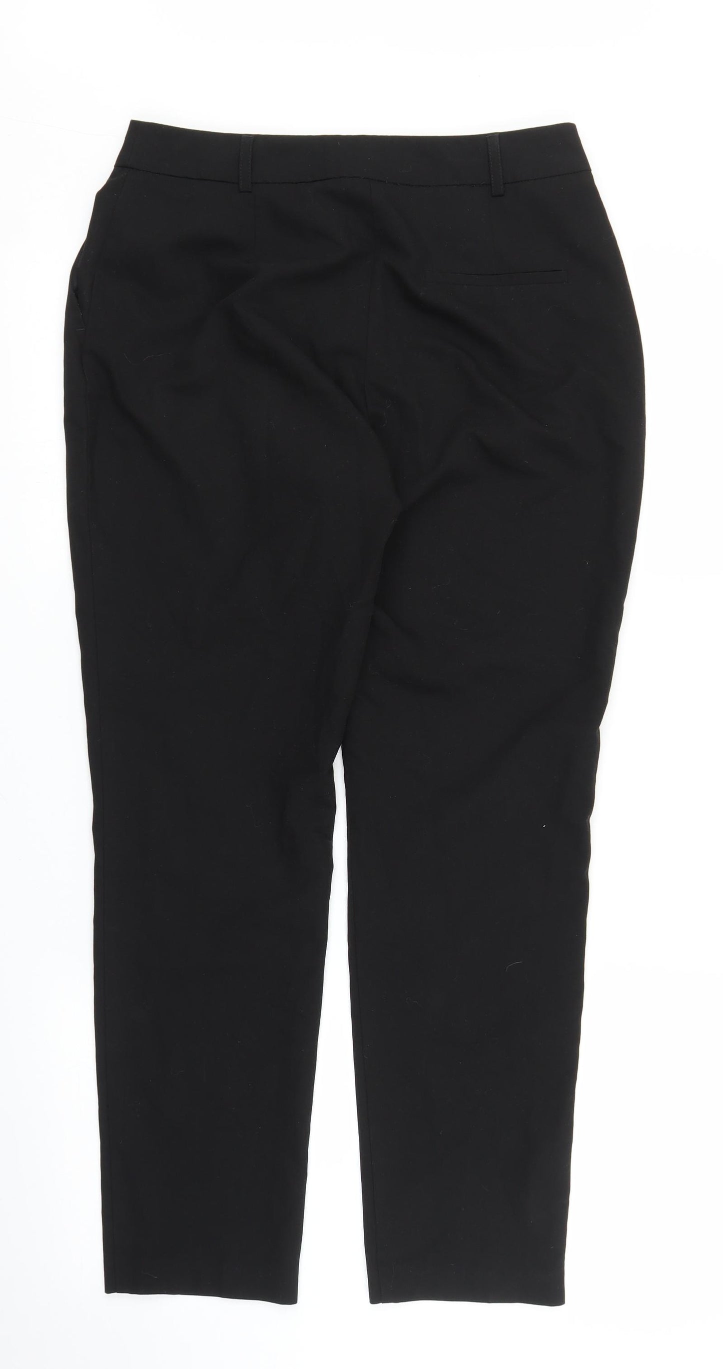 Dorothy Perkins Womens Black   Capri Trousers Size 10 L25 in