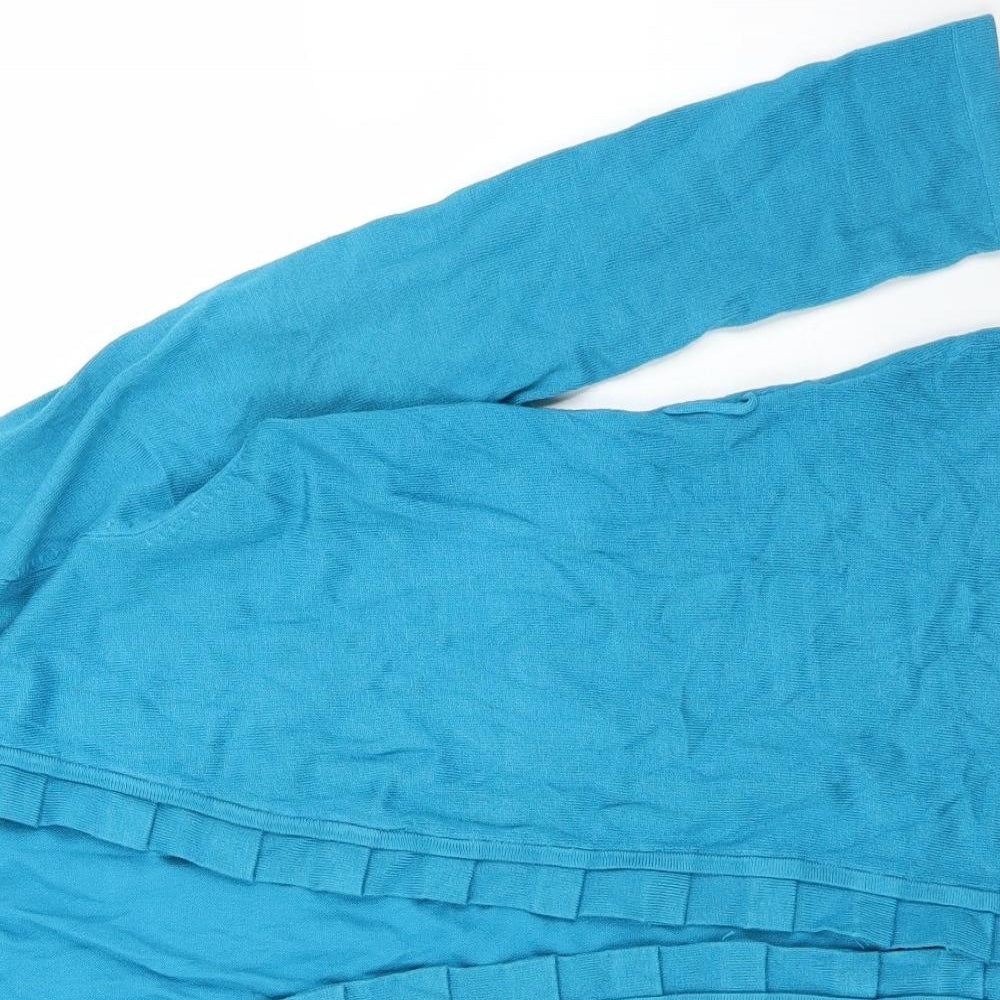 Minuet Womens Blue   Cardigan Jumper Size 8