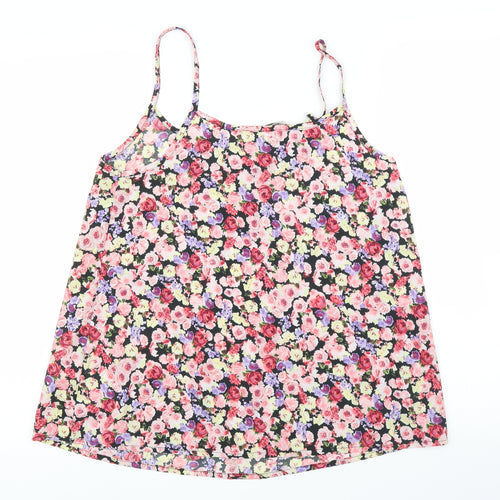 Peacocks Womens Pink Floral  Camisole Blouse Size 10