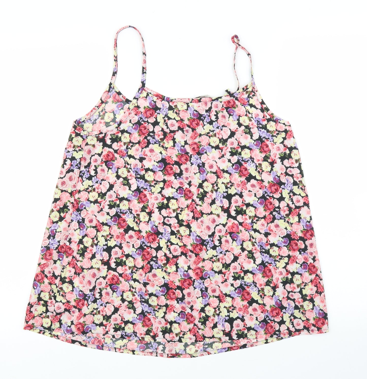 Peacocks Womens Pink Floral  Camisole Blouse Size 10