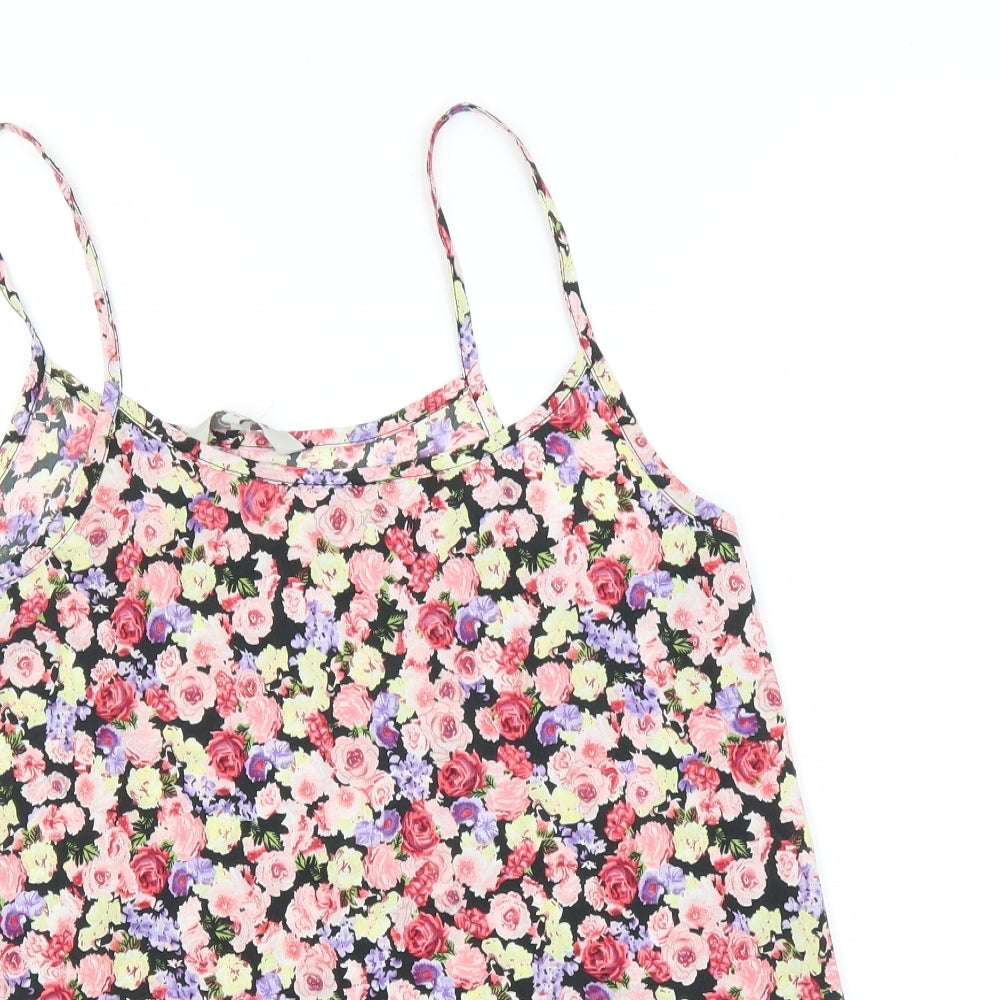 Peacocks Womens Pink Floral  Camisole Blouse Size 10