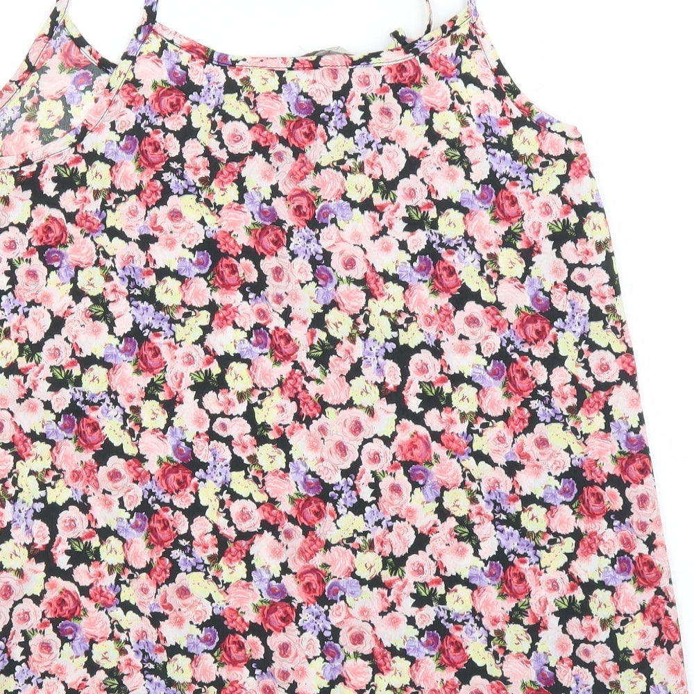 Peacocks Womens Pink Floral  Camisole Blouse Size 10