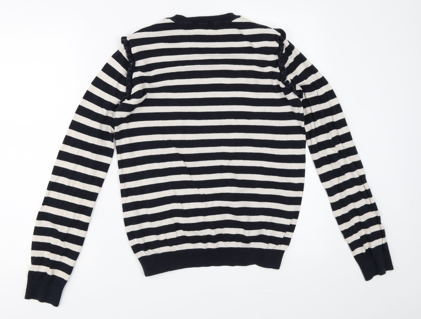 Dorothy Perkins Womens Blue Striped  Pullover Jumper Size 10