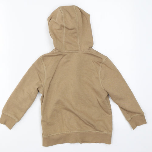 George Boys Beige   Full Zip Hoodie Size 3-4 Years