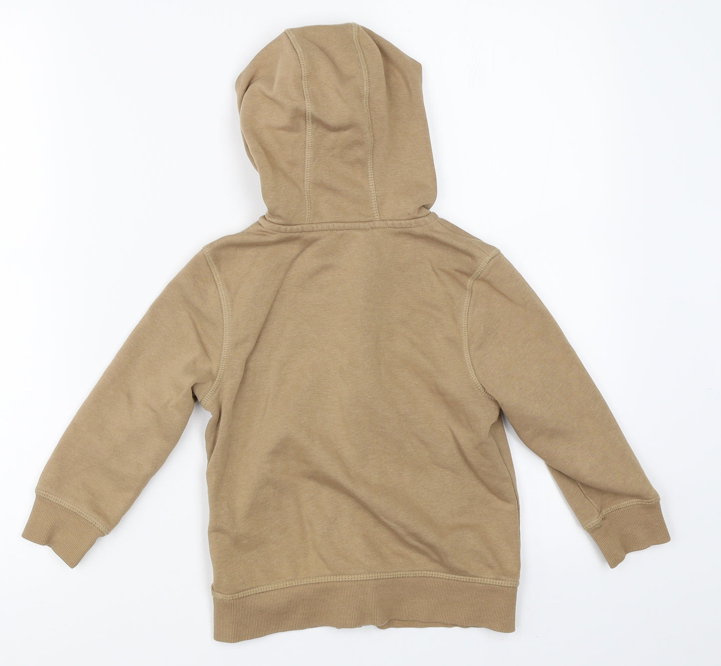 George Boys Beige   Full Zip Hoodie Size 3-4 Years