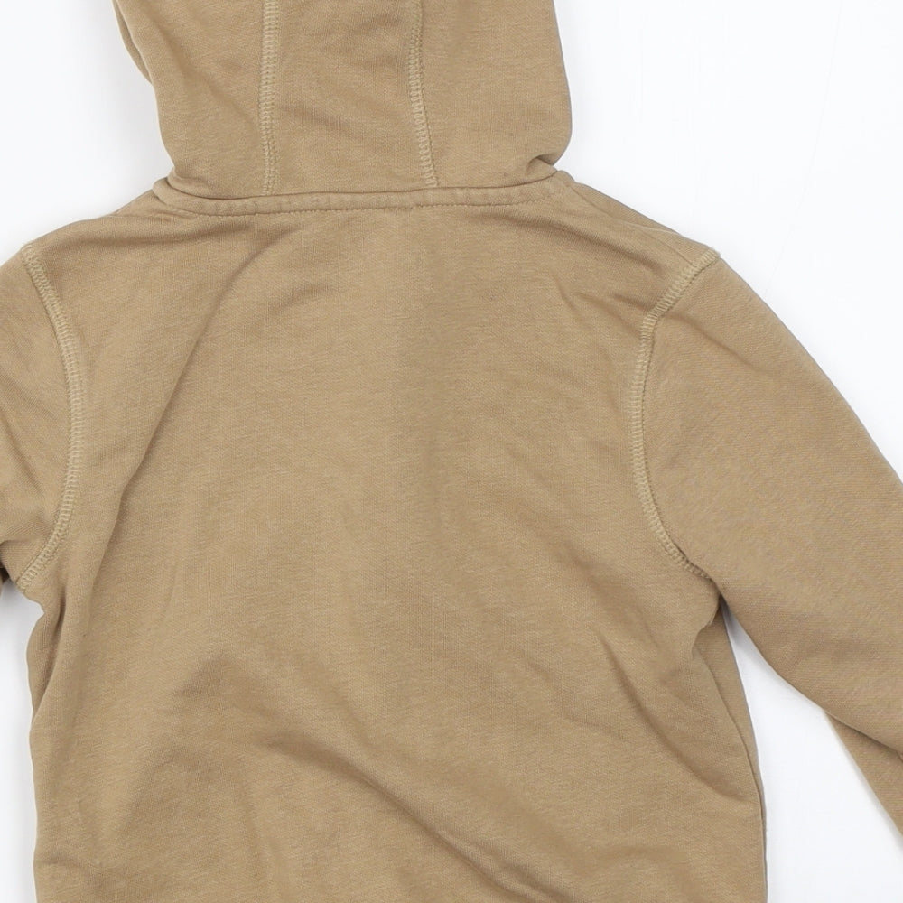 George Boys Beige   Full Zip Hoodie Size 3-4 Years