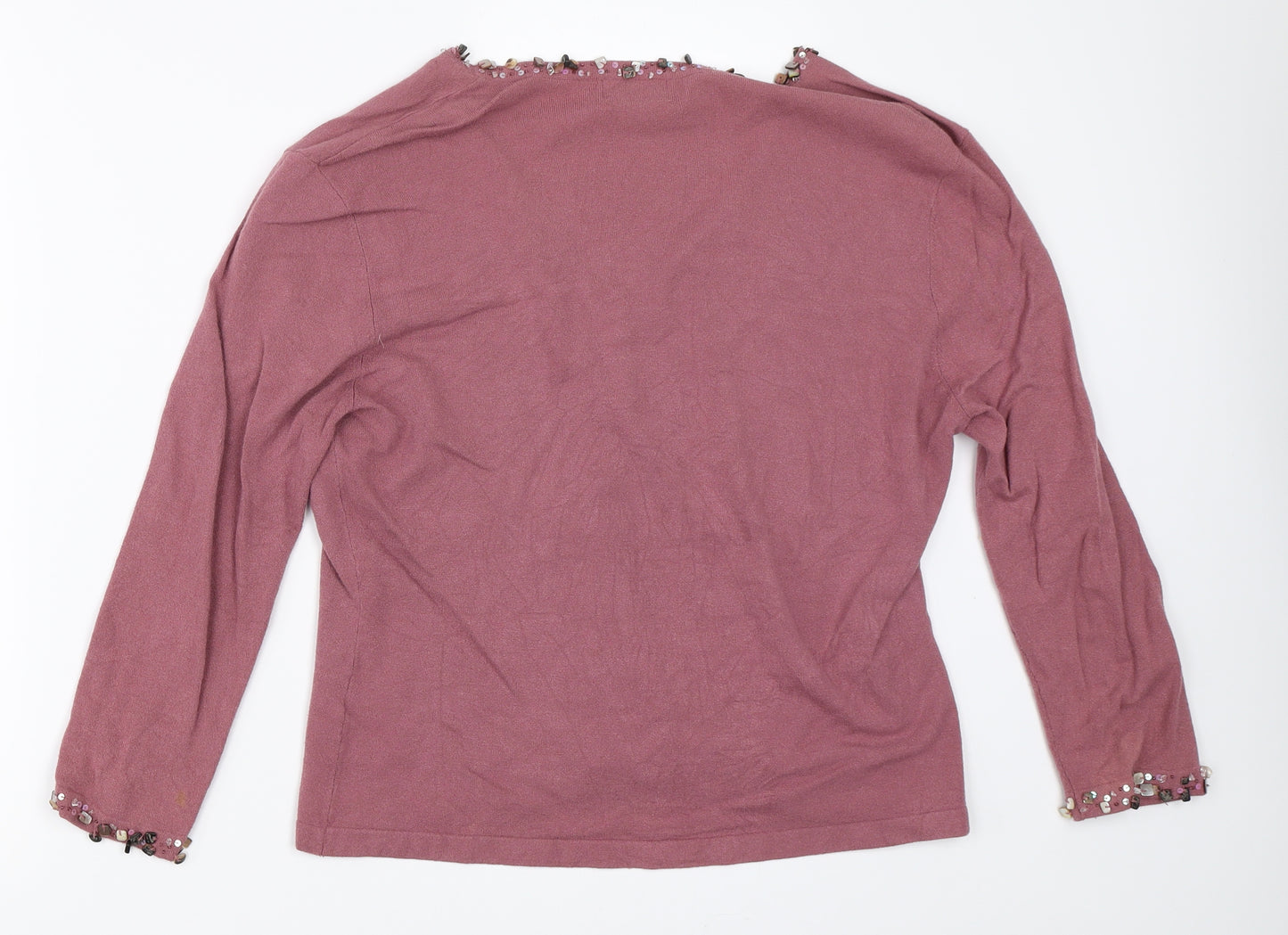 Kaliko Womens Pink   Cardigan Jumper Size 18